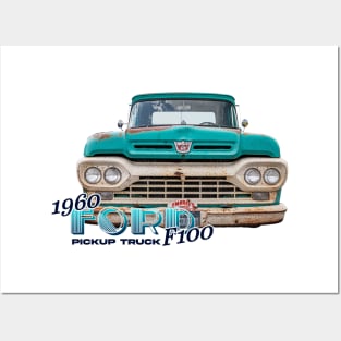 1960 Ford F100 Pickup Truck Posters and Art